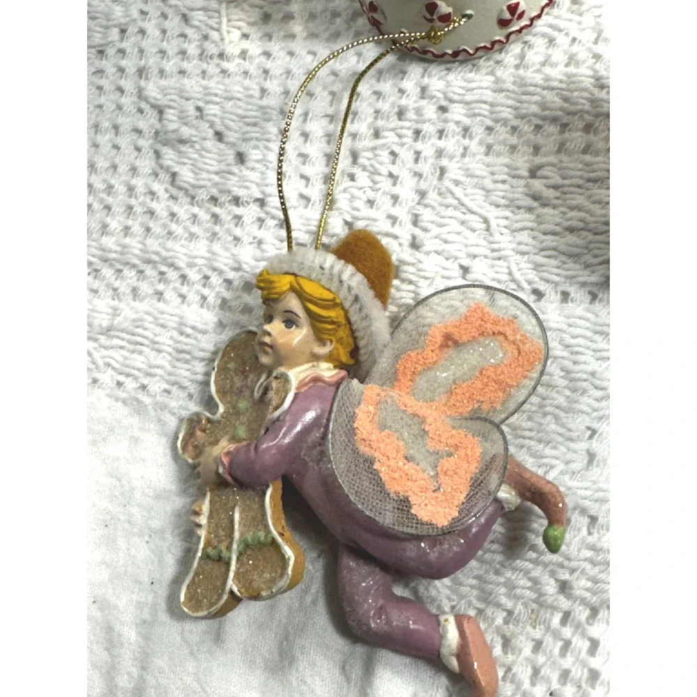 Gingerbread Holiday Decor Lot Ornaments Figurines Water Globe Card Holders 13pc